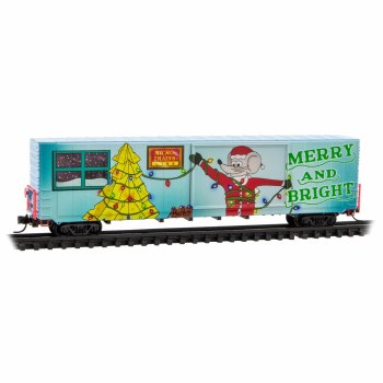 N MICRO MOUSE CHRISTMAS BOXCAR