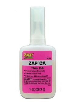 ADHESIVE- ZAP CA THIN 1 OZ.