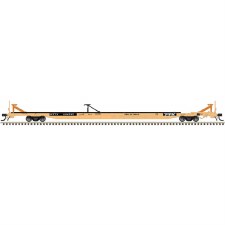 TTX 89' FLAT CAR #604267