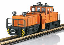 ORANGE TRACK CLEANING CAR