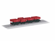 CHRISTMAS SIDE DUMP CARS 4 PK