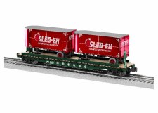 NPC 50' FLATCAR W/20' TRAILERS
