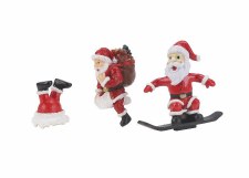 SANTA 3 PIECE FIGURE SET
