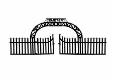 ORNATE FENCE WITH GATE