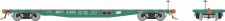PC FLAT CAR #701096