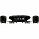 N&W 34' 2-BAY HOPPER #111111 N&W 34' 2-BAY HOPPER #111111