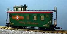 SANTA EXPRESS WOOD CABOOSE