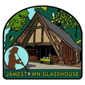 Jamestown Glasshouse Collectible Lapel Pin