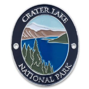 Crater Lake National Park Walking Stick Medallion