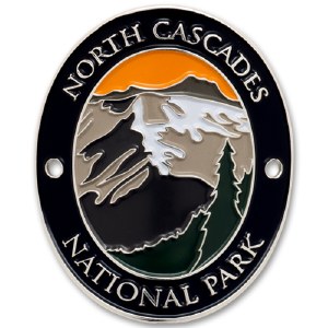 North Cascades National Park Walking Stick Medallion