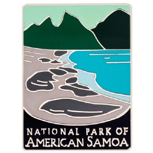 National Park of American Samoa Traveler Pin