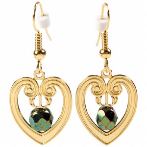 Liberty's Torch Earrings - Gold