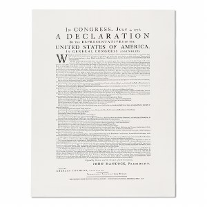 Declaration Of Independence Goddard Print
