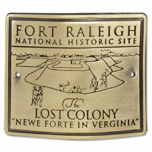 Fort Raleigh Lost Colony Hiking Medallion