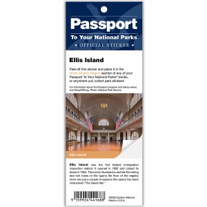 Ellis Island Passport Sticker