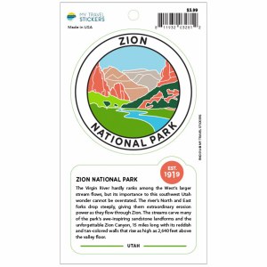 Travel Around Zion Sticker