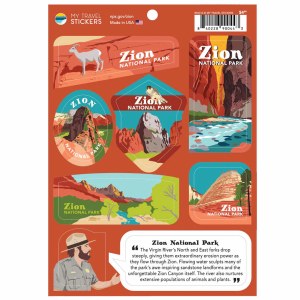 Zion NP Ranger Talk Stickers