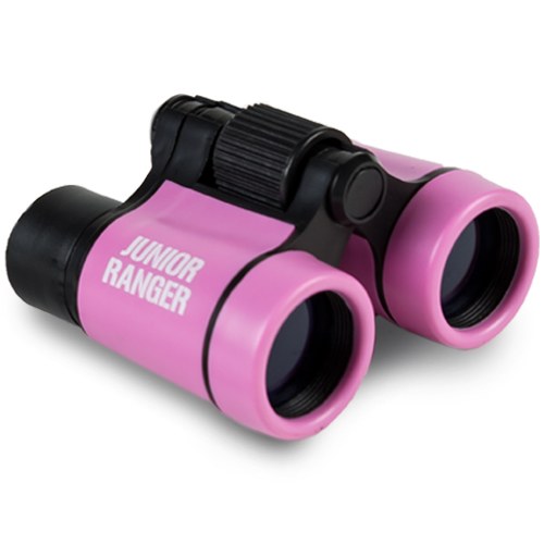 pink binoculars