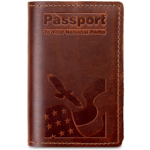 Passport cover leather card wallet