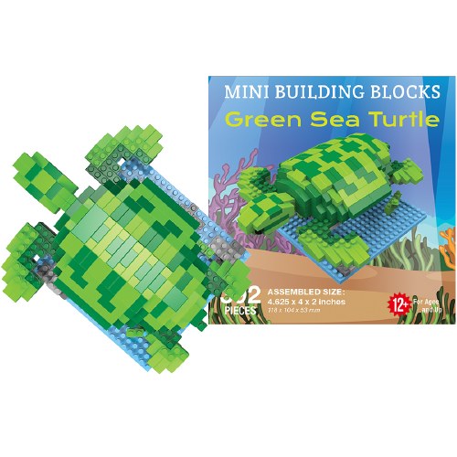 Green Sea Turtle Mini Blocks - Shop Americas National Parks