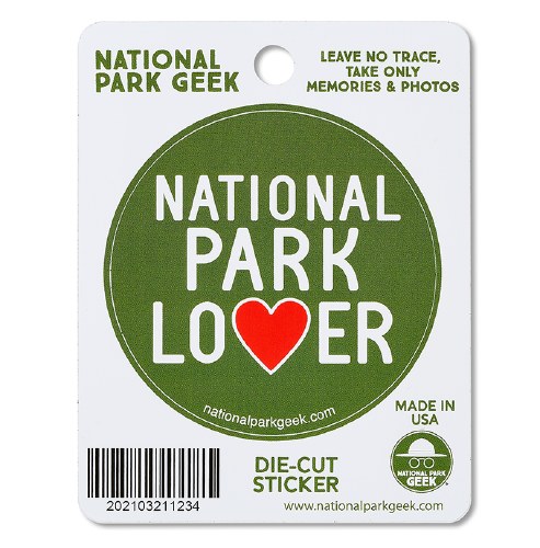 I HEART PARKS STICKER Decal National Parks NEW LOVE 