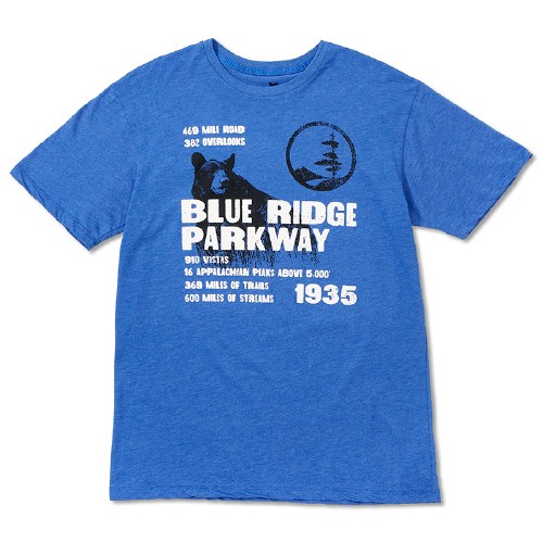 blue ridge parkway t shirts