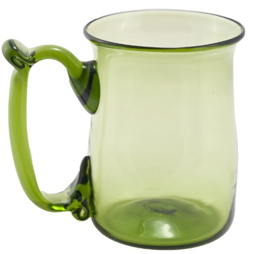 Green Glass Mug