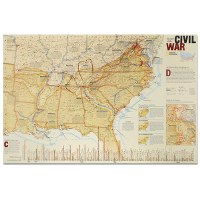 Battles of the Civil War National Geographic Map