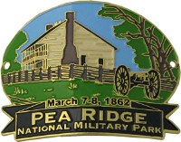 Elkhorn Tavern- Pea Ridge Hiking Medallion Elkhorn Tavern- Pea Ridge Hiking Medallion