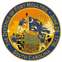 The Defence of Fort Moultrie Hiking Stick Medallion