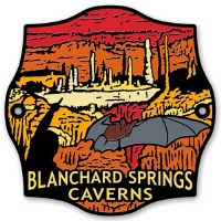 Blanchard Springs Caverns Hiking Stick Medallion