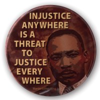 Martin Luther King Jr. Injustice Button