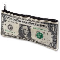 $1 US Banknote Zipper Pouch