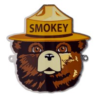 Smokey Bear Hiking Medallion