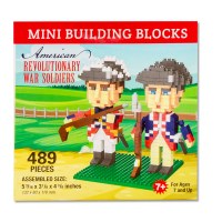 American Revolutionary War Soldiers Mini Blocks