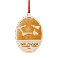 Fort Pickens Wood Ornament