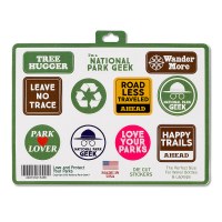 National Park Geek Sticker Set
