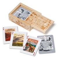 Additional picture of Protect Parks Playing Cards Wood Box Set