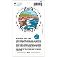 Travel Around Acadia Sticker