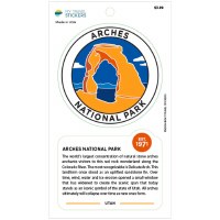 Travel Around Arches Sticker