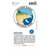Travel Around Indiana Dunes Sticker Travel Around Indiana Dunes Sticker