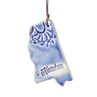 Natchez Blue Ornament