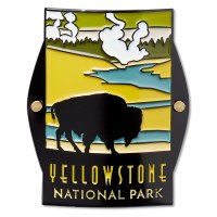 Yellowstone Trailblazer Hiking Medallion