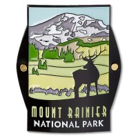 Mount Rainier Trailblazer Hiking Medallion