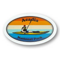 Acadia National Park Kayaker Decal