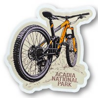 Acadia National Park Mountain Biking Decal