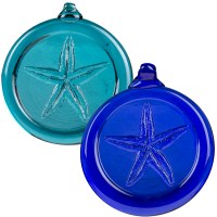 Handcrafted Glass Star Fish Ornament