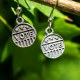Additional picture of Pewter ''VOTE'' Earrings