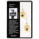Additional picture of Liberty's Torch Earrings - Gold