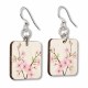 Additional picture of Cherry Blossom Square Earrings